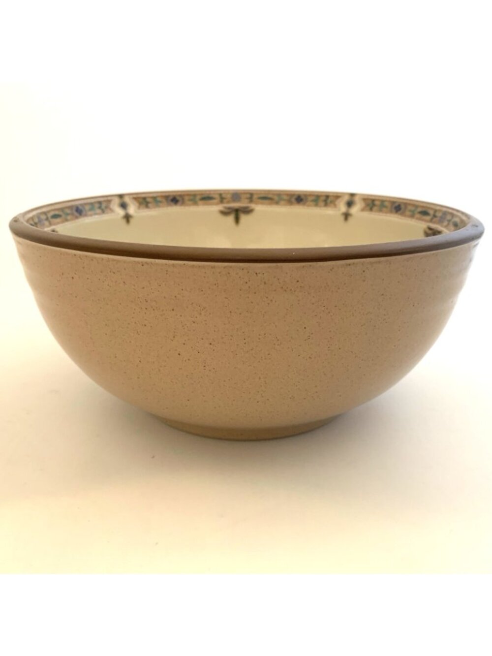 Noritake Chaparral 8482 Round Vegetable Serving Bowl Stoneware 7.75" Mosaic - Picture 5 of 8